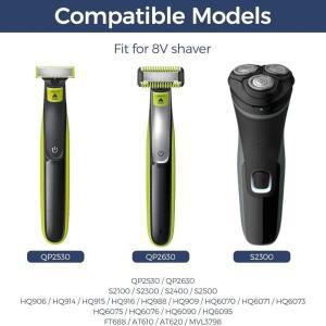 KVIFO NEW 8V HQ850 Type-C 면도기 충전기 어댑터 필립스 Norelco Oneblade QP2630 QP2530 전기 면도기용