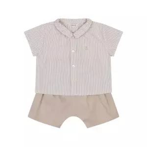 [롯데백화점]아가방 노아캐쥬얼반팔5부상하(BEIGE) 01T323027