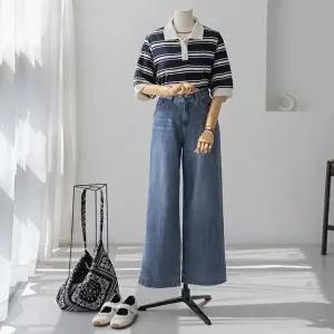 [마담4060]카라티셔츠 여성 데일리 [리센]  머크 -YLTE2605030-