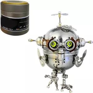 SkyPlayoRC 3D 메탈 DIY 스팀펑크 기계식 달걀 모델 키트 110+PCS 올빼미 부화 조립 퍼즐 성인 및 청소년을