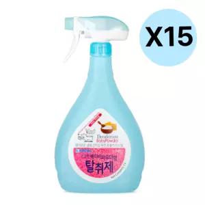 포켄스 강아지 악취 베이비파우더향 탈취제 1L X15개