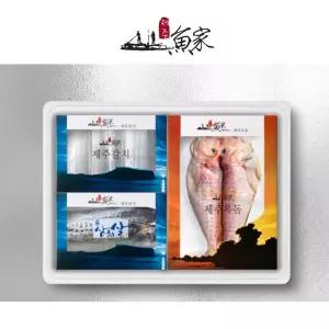 국내산 제주은갈치+제주옥돔+제주삼치살 선물세트 명절 선물 해산물 고급 생선 세트 추석 설 은갈치 참옥돔