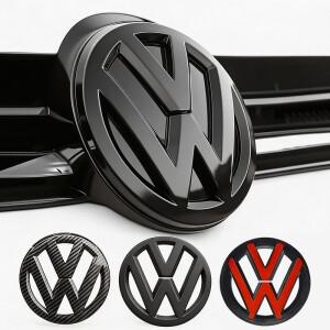폭스바겐 자동차 로고 프론트 그릴 리어 트렁크 장식 스티커 (VW GTI 골프 MK6 MK7 폴로 파사트 CC 티구안
