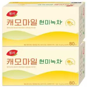 [동서] 캐모마일 현미녹차 80Tx2개[35983124]