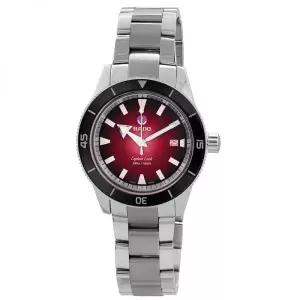 Rado 라도 캡틴 쿡 오토매틱 레드 다이얼 남성용 시계