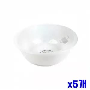 흰색 바가지 물바가지 욕실 주방 손잡이 다라이 쌀씻는그릇