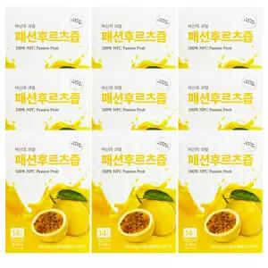 컬러에너지 여신의 과일 패션후르츠즙 20gx14포 9박스 (총126포) CB