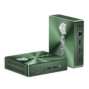 Bmax B6 파워 미니 PC, 인텔 4K/60Hz NVMe 16GB RAM/1TB 마이크로 PC 기가비트 컴퓨터, LPDDR4 WiFi6 i7-1060NG7, BT5.2 데스크탑 이더넷 컴퓨터 코어 트리플 SSD, 디스플레이 타입-C/HDMI