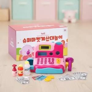 캐스비 플레이 슈퍼마켓 계산대놀이 마트놀이 바코드찍기 소꿉놀이 역할놀이 시장놀이 장난감