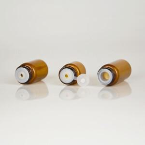 5pcs 1ml 에센셜 오일용 앰버 롤온 병 스테인레스 스틸 볼 컨테이너 더 많은 색상