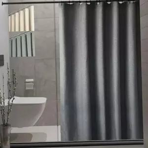 욕실 커튼 180x180cm 패브릭 커튼 인테리어 모던 방수 가림막 호텔 샤워실 린넨풍 공간 분리