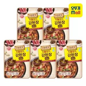 오뚜기 오늘밥상 차돌양지 강된장 양념 115g 5개