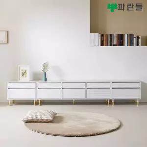 [착불배송] 파란들 템바보드 LPM 대리석무늬상판 2700 TV거실장세트