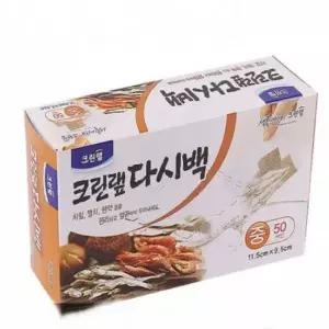 크린 국물 육수 다시팩 멸치팩 멸치 차잎 거름망 11.5x9.5 50매