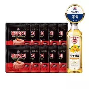 [사조대림] 불닭참치 100g x 10개 + 카놀라유 500ml x 1개