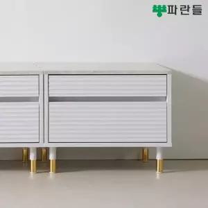 [착불배송] 파란들 템바보드 LPM 대리석무늬상판 600거실장 2단서랍장 협탁