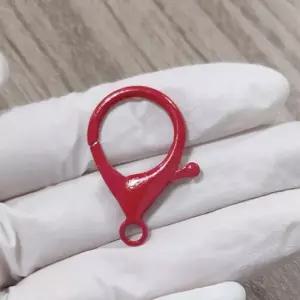레드 써지컬 랍스터고리 아연합금 32mm 게고리 지퍼고리 단추부자재 자물통개고리 오링