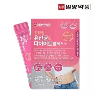 일양약품 프라임 유산균 앤 다이어트 30포 1박스 / 모유유래 유산균 가르시니아