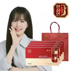 [한삼인][농협홍삼] 한삼인 홍삼차골드 3g 100포 4세트+쇼핑백