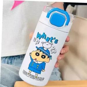 짱구 컬러풀 560ml 빨대 화이트 텀블러