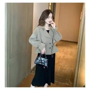 고품질 여성짧은트렌치코트 1P 여자 봄가을 숏 자켓 아우터 여성재킷 (WA0126C)