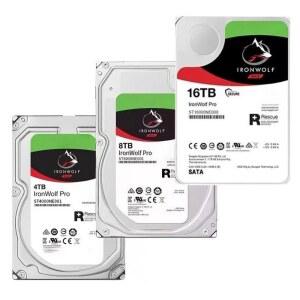 시게이트 18TB 16TB 14TB 10TB 8TB 6TB 4TB 3TB 아이언울프 3.5인치 7200RPM 256MB SATA3 6GB s NAS 내장 하드 드라이브 리퍼비시 중고