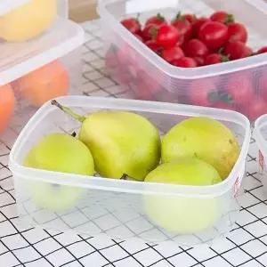 일본 나카야 반투명 밀폐통 W (1.3L) 야채보관통 야채보관 김치통 (WEE8A71)