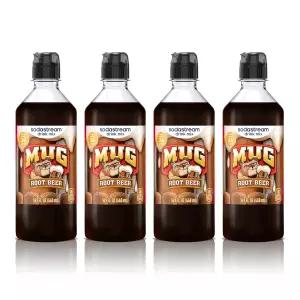 소다스트림 머그잔 루트 맥주 뉴 푸어 병 음료 믹스(440ml 4팩)