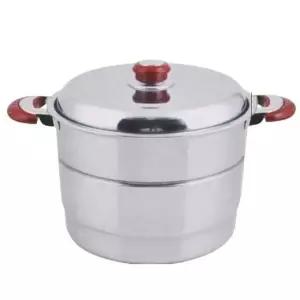 2단 찜기 24cm 1P 스텐 다용도 미니 곰솥 가정용 냄비 2단찜기