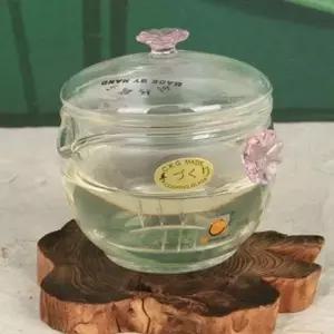 숙우형 차 주전자 유리 차 주전자 숙우용 꽃잎 200ml 다관 숙우형물