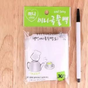국물백 다시팩 육수망 미니 국물망 멸치육수 대용량 30매 거름망