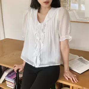 [요즘에] 셀로프릴핀턱블라우스