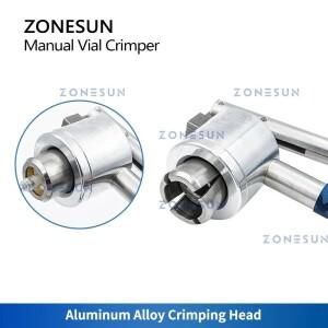 ZONESUN ZS-PBC1 수동 향수병 크림퍼 스테인리스 스틸 핸드헬드 캐퍼 (13/15/18/20mm 스프레이 펌프 바이알