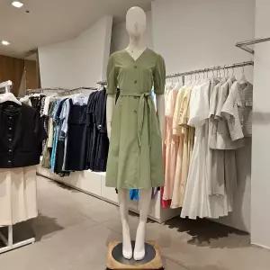 [대구백화점] [미센스]제천벨트브이넥스티치원피스(MB56OPM116A)