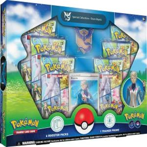 포켓몬 TCG GO 스페셜 컬렉션 팀 미스틱 (포일 프로모션 카드 장 디럭스 핀 개 부스터 팩 6개)