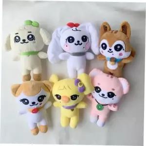 체리 플러시 미니브 키링 선물 귀여운 인형 선물 키링 캐릭터 포토카드 화이트래빗 장위안잉