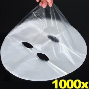 일회용 얼굴 플라스틱 필름 풀 페이스 클리너 마스크 종이 투명 PE DIY 랩 페이셜 뷰티 건강 도구 키트