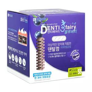 포켄스 덴티페어리 블루베리 SS 122개입 606g 강아지 덴탈껌