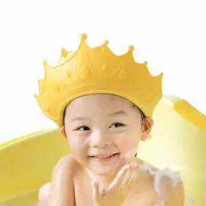 어린이샴푸모자 유아 머리 왕관 샴푸캡 유아목욕캡 아기목욕캡모자