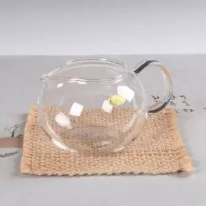 동글 손잡이 유리 숙우 유리컵 다기잔 800ml 유리다기 다도구 유리잔 (W079A93)