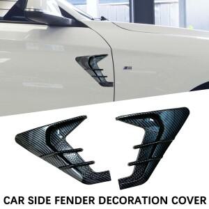 자동차 튜닝 사이드 펜더 에어 벤트 장식 커버 BMW E60 F10 F20 F30 Passat B8 Audi A3 8V Clio 4 Golf 5 6