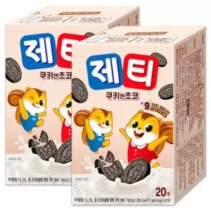 제티 쿠키앤쵸코 20Tx2개