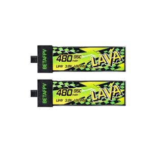 LAVA II 1S 480mAh 95C 배터리 (Air75 Meteor75 Pro Cetus X Whoop 드론 FPV 레이싱 비행기용)