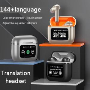 2025 144 언어 지능형 번역 이어폰, 오프라인 회의 AI 음성 YW09