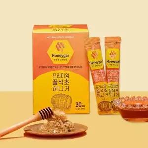 허니거 천연벌꿀 오크통 숙성 발효식초 1박스(15gx30개입)