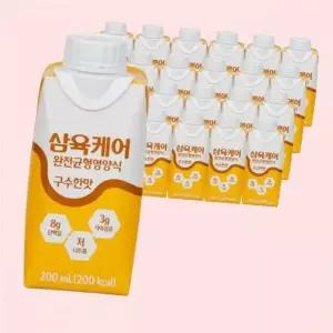 삼육 삼육케어 완전균형영양식 구수한맛 200ml 24팩 삼육두유 뉴케어 환자식 효도선물 식사대용 아침대용