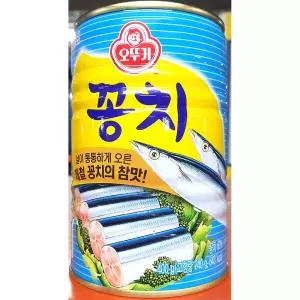 꽁치캔 (오뚜기 400g) 꽁치캔 통조림 꽁치통조림 꽁치깡통