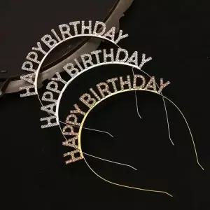 여성 쥬얼리 생일 여왕 머리띠 우아한 선물 레터 헤어 후프 헤어밴드 크리스탈 다이아몬드 왕관
