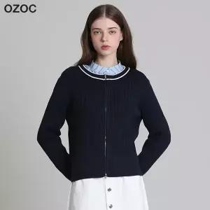 [오조크(OZOC)] 레이온 라운드 투웨이 집업가디건 (택가격: 108000원)