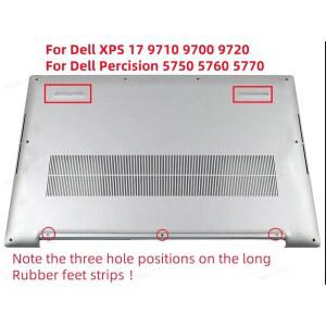 HSSDTECH DELL 실리콘 5760 5750 케이스 9720 3개 17 XPS 미끄